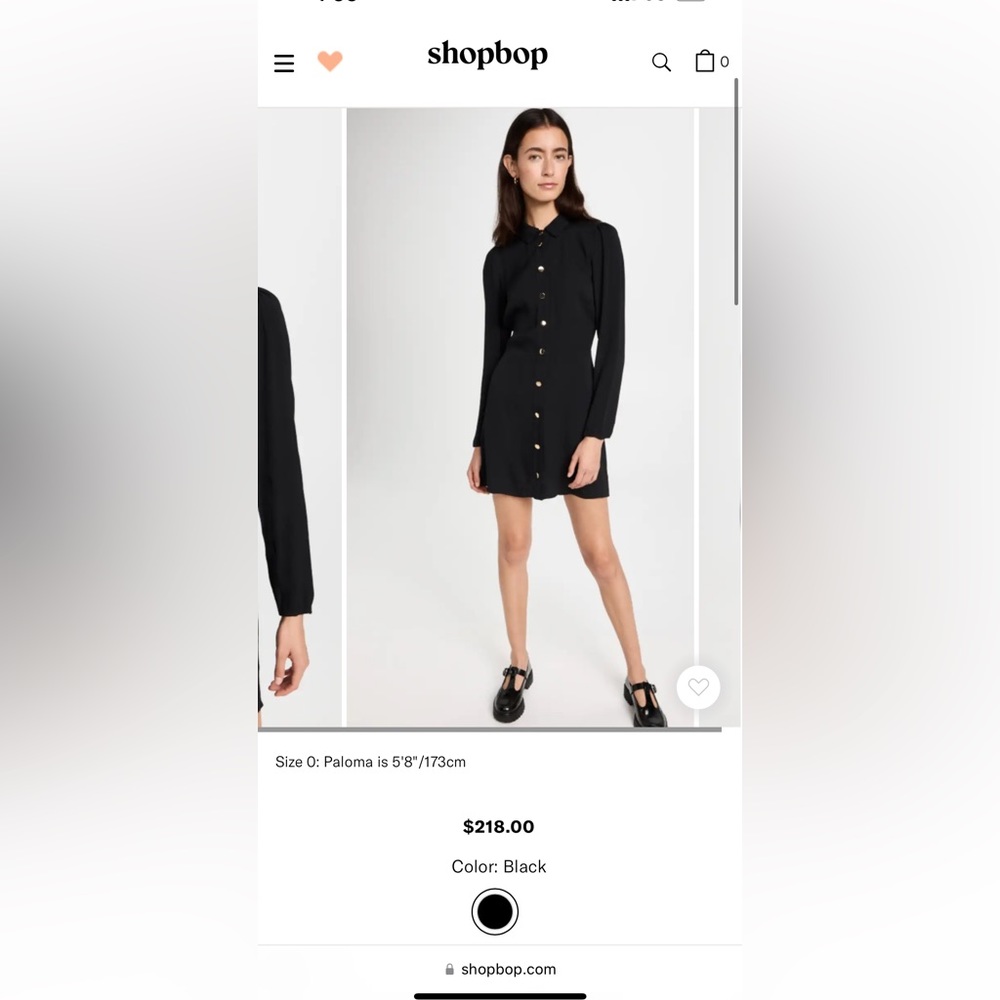 NWT- Reformation Hugh Mini Dress